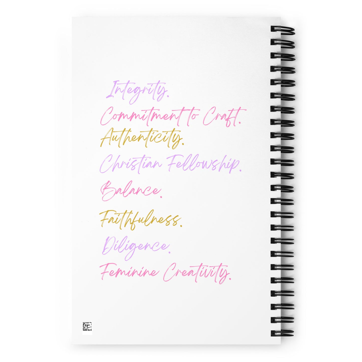 The Lush Lit Life Spiral notebook